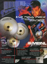 2001 Print Ad of Meinl Generation X Johnny Rabb Pack Drum Cymbals
