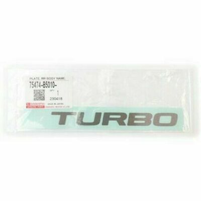 DAIHATSU ATRAI Rear Back Turbo Silver Emblem/Ornament/Name/Decal/Mark/Sticker