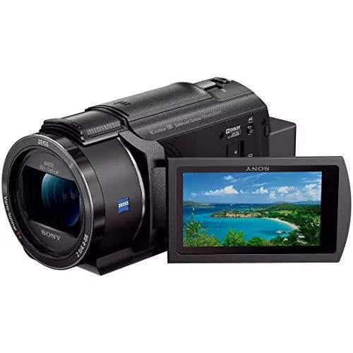 Sony 4K Camcorder Handycam FDR-AX45 Black 64GB internal memory 20x optical  zoom