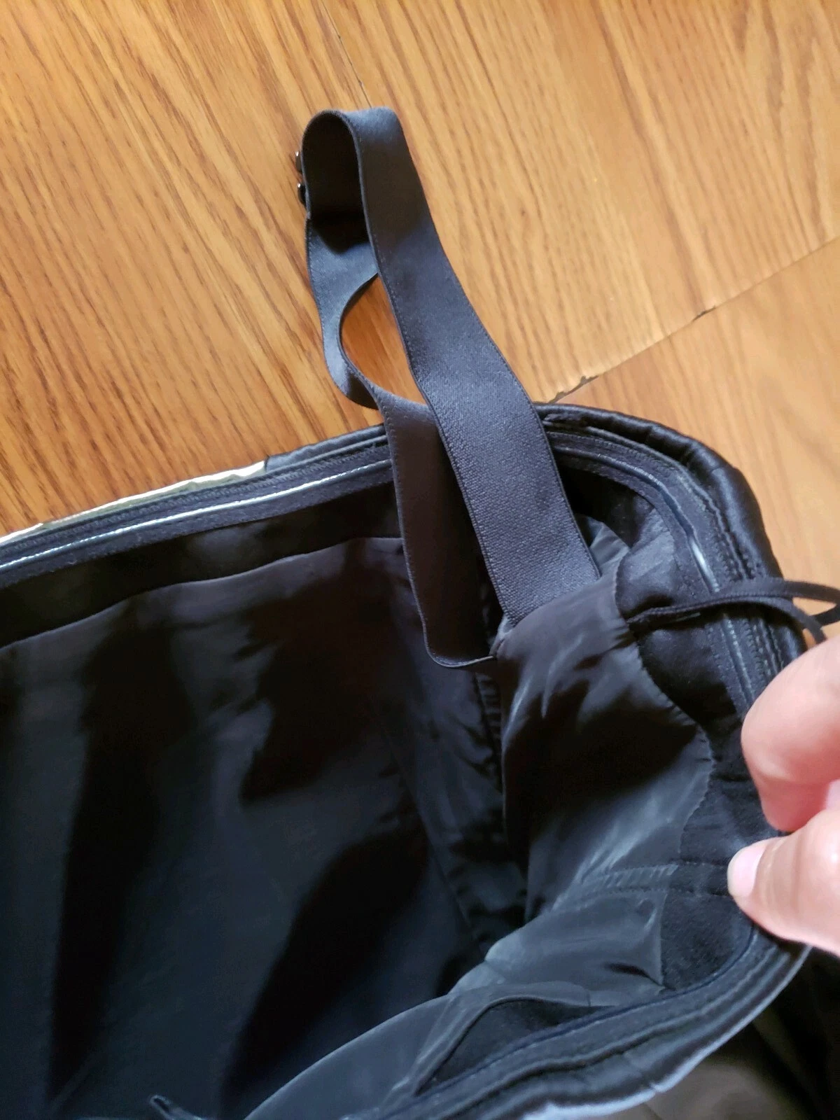 Abito Kate Spade SATURDAY senza spalline a pannello iridescente spacco davanti taglia 6 $170