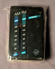 General Electric AM/FM Stereo Headset Radio Model 7-1627 Sealed