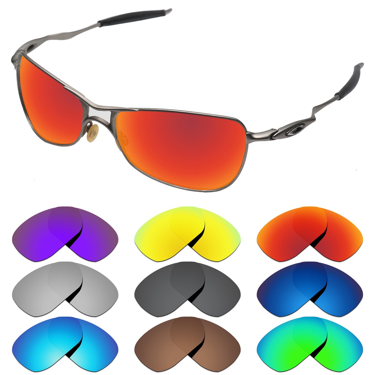 EYAR Polarized(STD) Replacement Lenses for-Oakley Crosshair 1.0