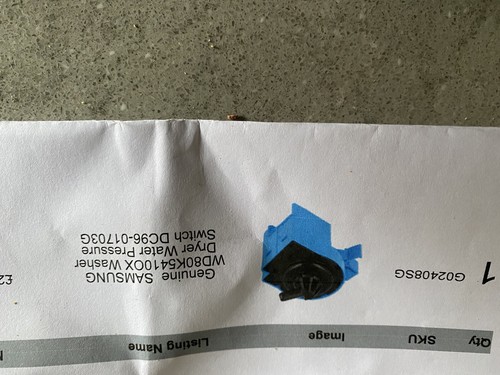 Samsung Washer Pressure Switch - Picture 3 of 3