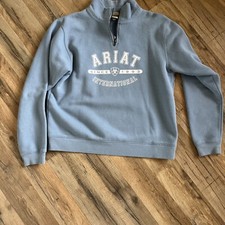 WOMENS VINTAGE ARIAT QUARTER ZIP PULLOVER 