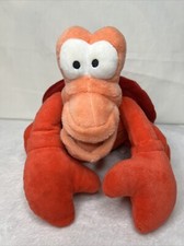 Little Mermaid SEBASTIAN Plush Stuffed Crab Toy Disney Store Authentic 12  