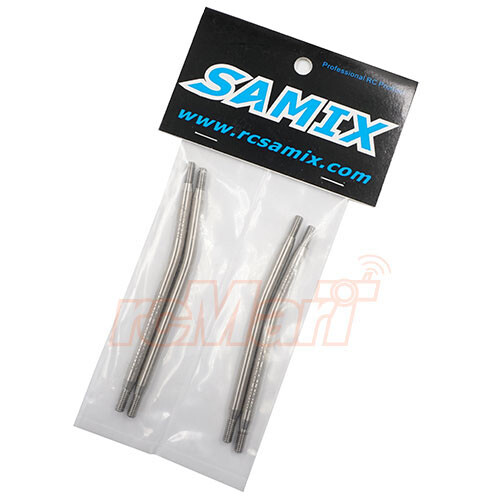 Samix Titanium 288mm Middle Wheelbase High Clearance 4pcs Link Kit #SCX2-5025SRS - Picture 2 of 4
