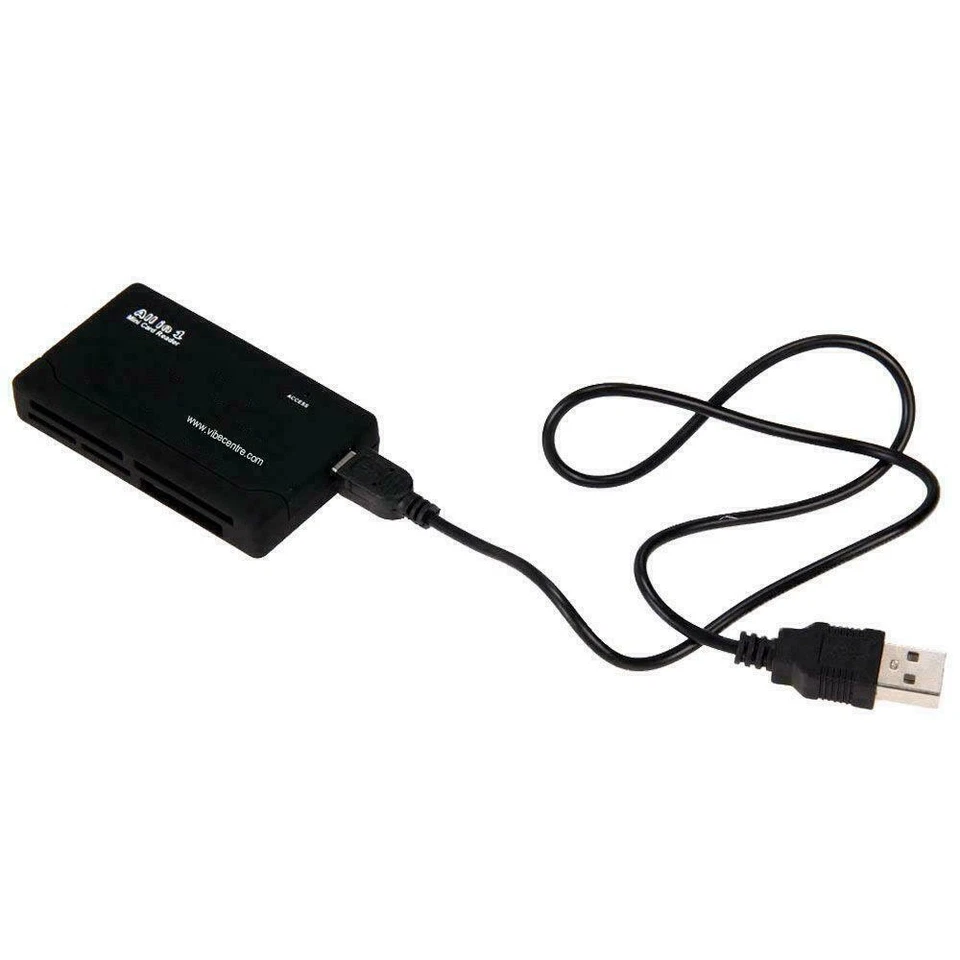 Speicherkartenleser All in 1 USB SD SDHC Mini Micro M2 MMC XD CF MS TF Adapter - Bild 4 von 4