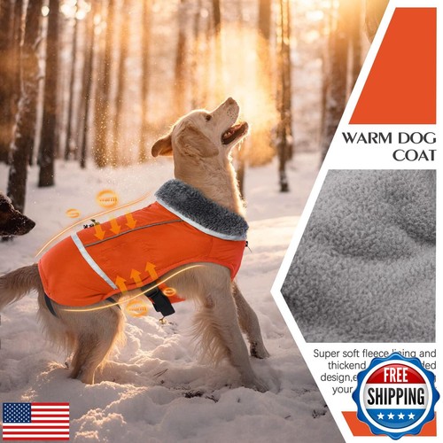 QBLEEV Warm Dog Coat Reflective Dog Jacket, Waterproof Dog Winter Coat Turtle - Picture 3 of 5