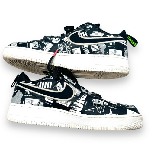 Nike Air Force 1 '07 LX Paquete Mundial - Raro - Negro Impreso talla 9.5 EE. UU. Para hombres - Imagen 6 de 12