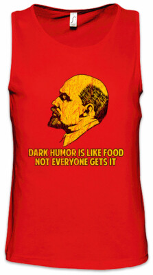Dark Humor Is Like Food Men Tank Top Socialist Socialism Communism Lenin Fun