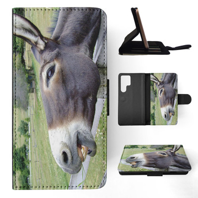 FLIP CASE FOR SAMSUNG GALAXY|DONKEY MULE HORSE HINNY #3