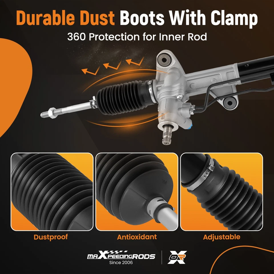 Barra y piñón de dirección asistida para Honda CR-V 1997-2001 Foto 4 de 4