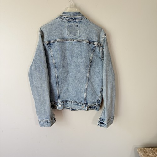 Levi's Denim Trucker Jean Jacket Light Wash Blue Small Stretch (see Measurements - Picture 3 of 4