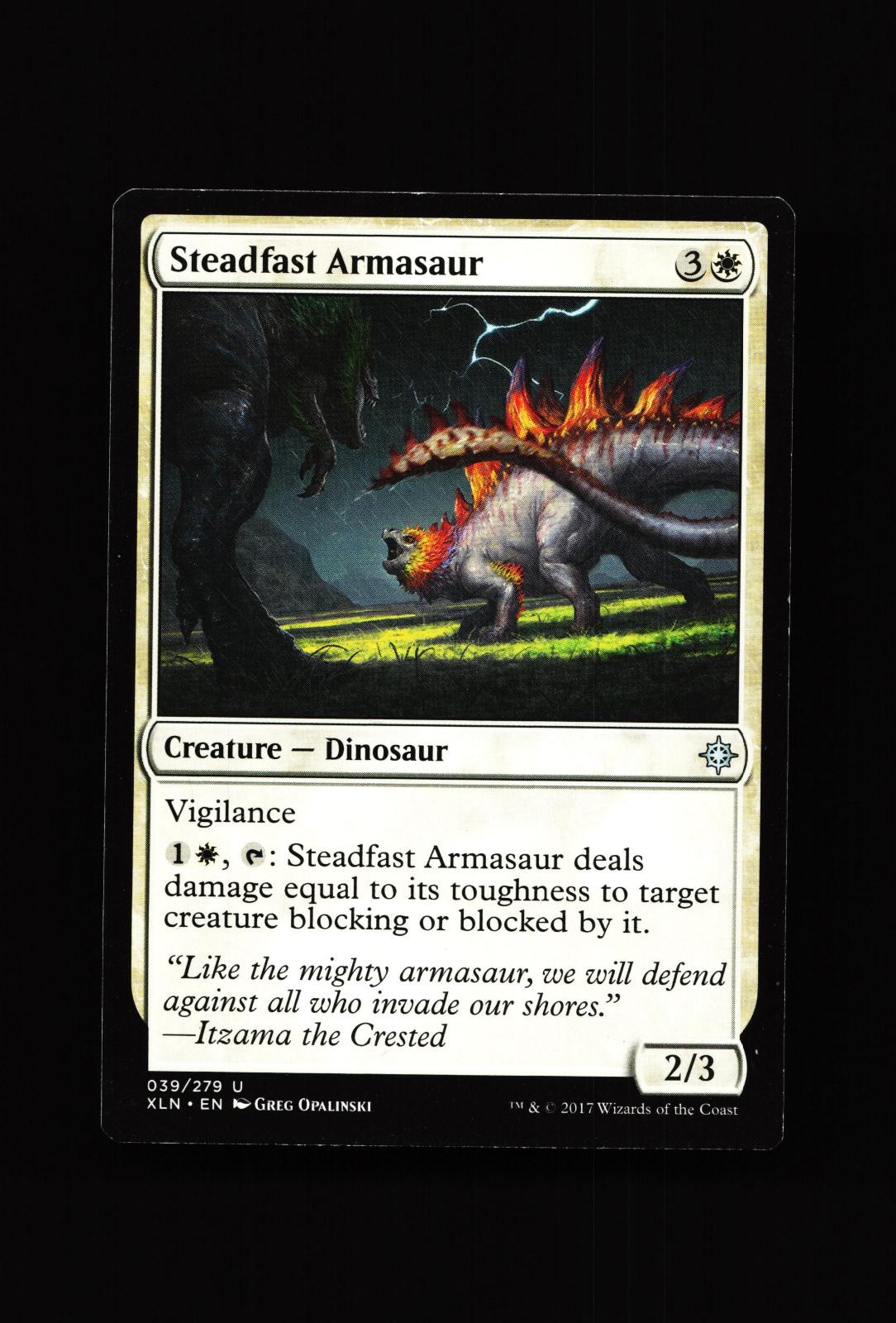 Steadfast Armasaur 39 LP Magic: The Gathering