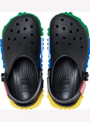Crocs  Creativity Clog Adult Classic 9M 11W Black NEW With Sealed Figure Crocs X Lego Creativity Clog In Black Mens Size 11 With Box  main image 3