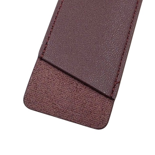 astcass verspiegelte Lip Liner Hülle - Burgund Herbst braun PU Leder - Bild 4 von 4