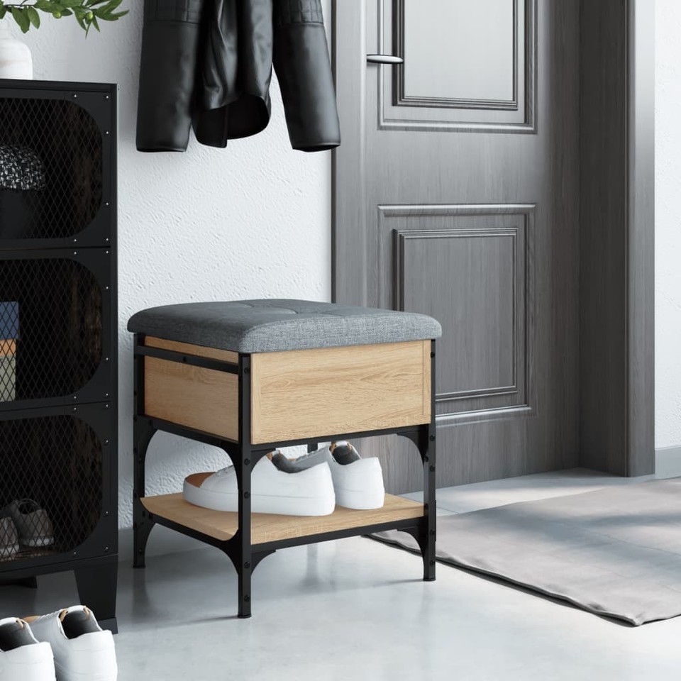 Maison Exclusive - Panca Porta Scarpe Rovere Sonoma 102x35x55 Cm Legno Multistrato 89602276
