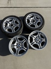 Bmw E46 17x7.58.5 Style 68 M Sport Double Spoke Wheels 330 5x120 Set Staggered