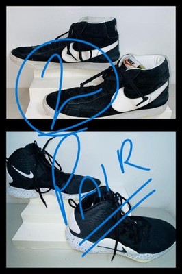 (2) Pair NIKE Men's Sz 10.5m Shoes - Hyperdunk X EP & Blazer Mid '77 SB Zoom
