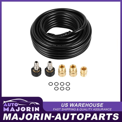 #ad High Pressure Washer Hose 50ft 3200PSI M22 Power Washer Extension Hose $38.06