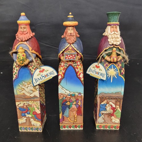 JIM SHORE 3 WISEMEN By Enesco Heartwood Creek 10" TALL IN BOX - 第 1/15 張圖片