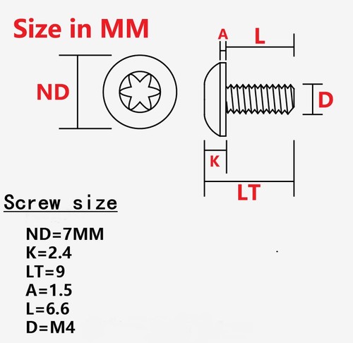 4Pcs Stainless Screws+ T8 Torx Key Screwdriver For 1911 Grips Model US Version a - Picture 12 of 14