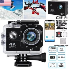 4K Action Camera Sport Video Underwater Waterproof Camera Wifi Remote For Go Pro