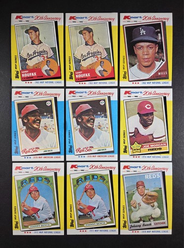 1982 Topps/Kmart Lot X 41 W/ Dupes. NM/NM-MT!! Combined Shipping!! - Picture 2 of 6