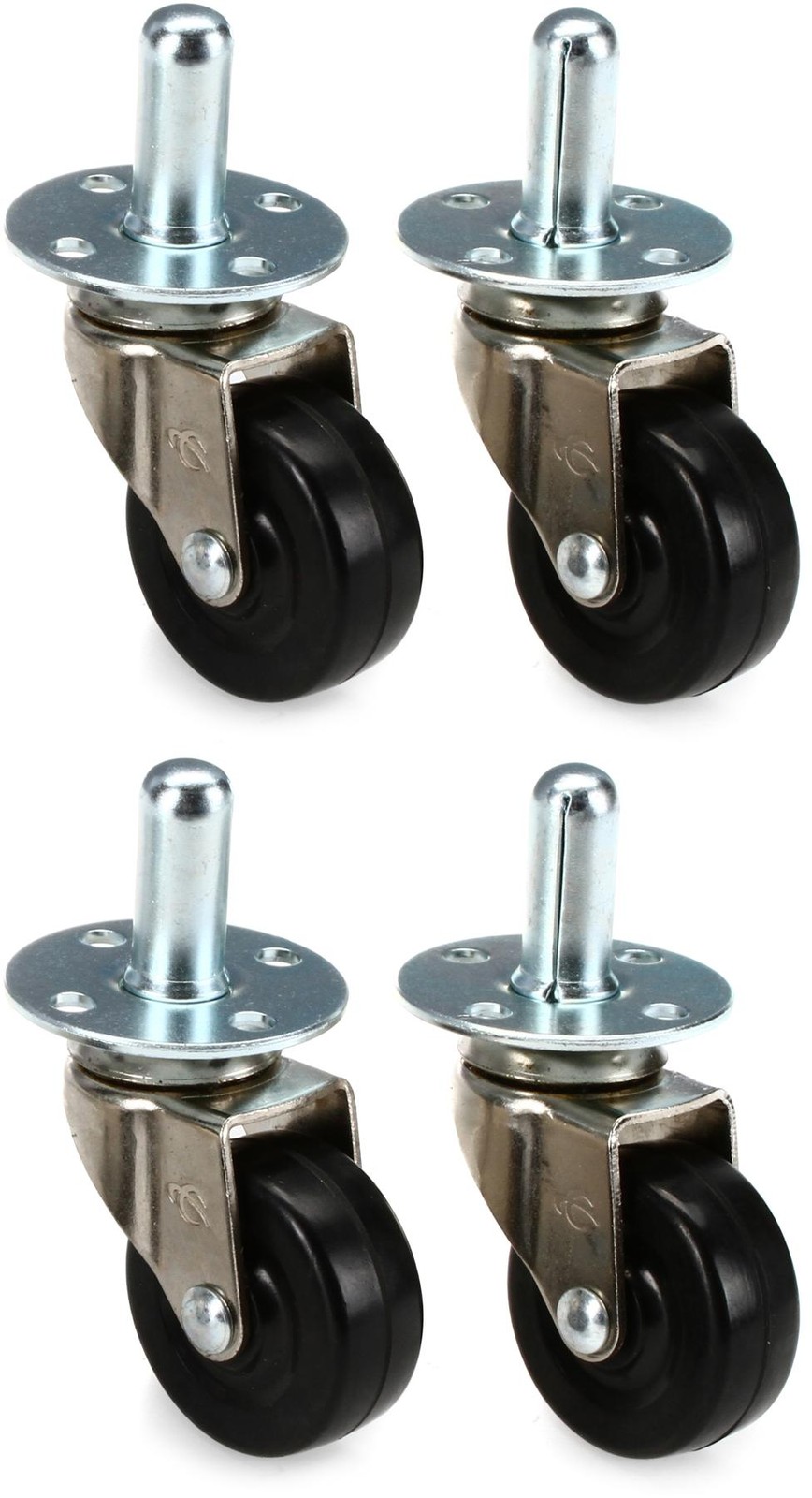 Набор разъемов Ernie Ball 6102 Amp Caster x4 Deluxe Pop-In Socket 3 штуки в комплекте 18790₽