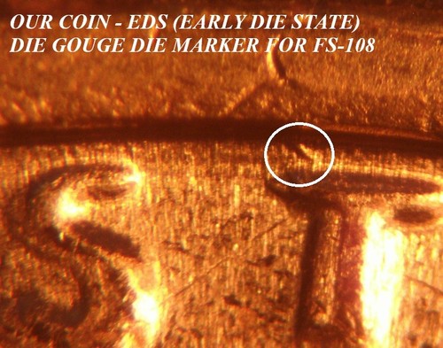 1972 Doubled Die Obverse # 8 (FS-108) Lincoln Cent - BU - Early Die State - A-7 - Picture 10 of 13