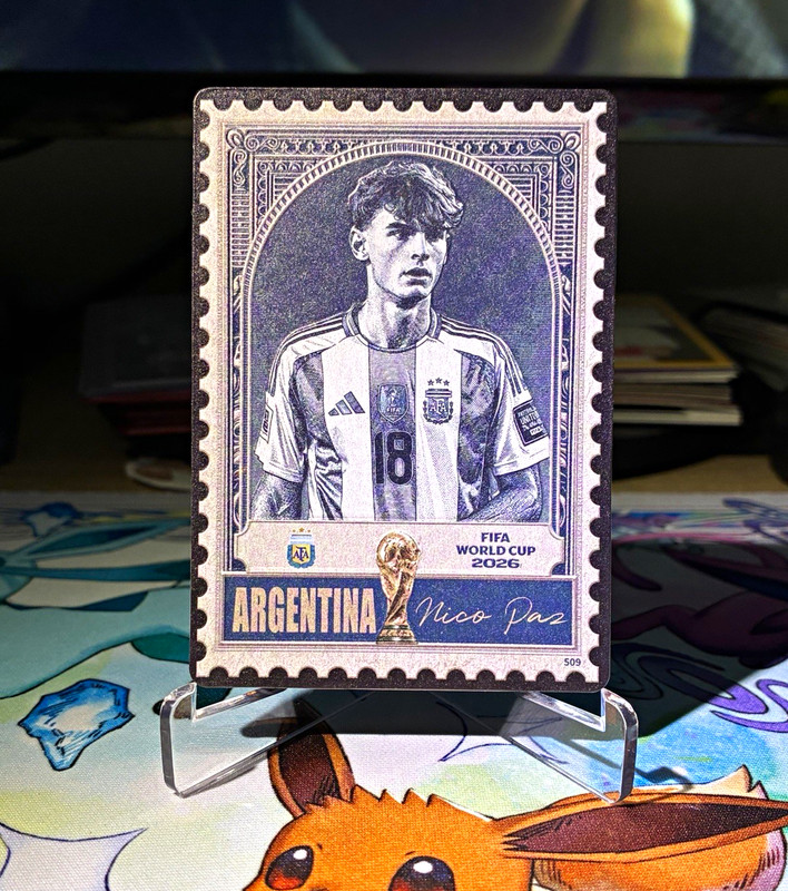 Panini x Kayou FIFA World Cup 2026 Nico Paz Argentina #509 Stamp Card