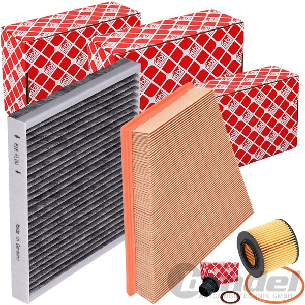 Febi Filter Inspektionspaket Passend FüR Skoda Fabia 6Y 545 Ibiza 6J Vw Polo 6R-image