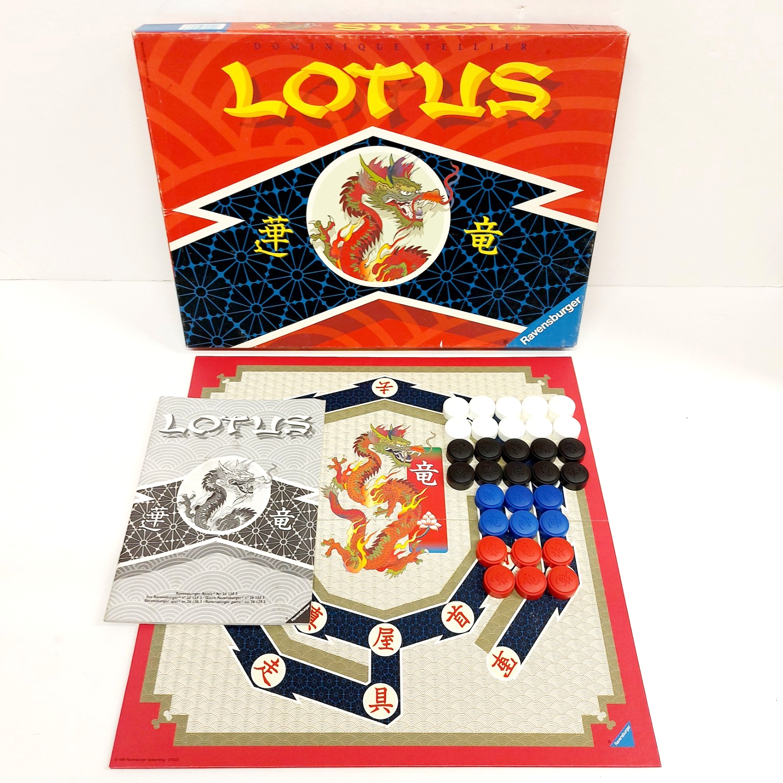 Lotus Family Strategy Board Game Ravensburger 1998 Vintage Complete