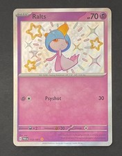 Pokémon Card Ralts 153/091 Paldean Fates - Near Mint