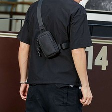 Mens Mini Crossbody Sling Bag Chest Bag Outdoor Travel Phone Waist Fanny Pack