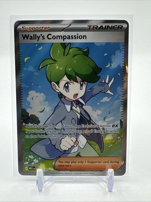 Wally's Compassion Pokemon Mega Evolutions Ultra Rare Full Art #176/132 NM+