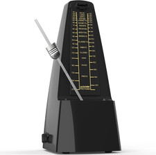 Mechanical Metronome Black Universal Metronome for Piano Guitar Violin Drums and