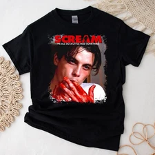 Scream Horror Movie Billy Loomis Skeet Ulrich Graphic T-Shirt ON TREND