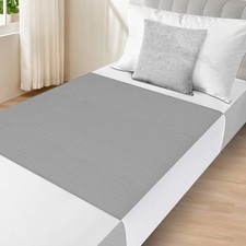 Gray Washable Waterproof Incontinence Bed Underpad Mattress Fits 36x54 Inch