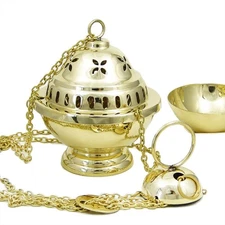 2914 Handmade Censer out of Brass church incense burner distiller кадильница