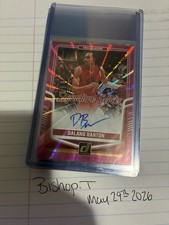 2024-25 Panini Donruss Dalano Banton Blazers Signature Series Auto SS-DBB