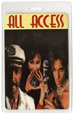 Prince 1998 New Power Soul Tour Chaka Khan Larry Graham Laminated Backstage Pass