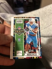 2025 Score Football Draft 2025 Omarion Hampton Los Angeles Chargers Rookie Card