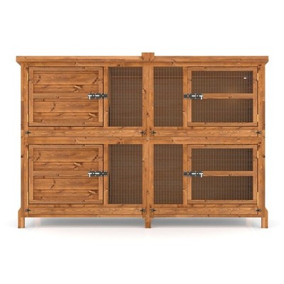 6 Fuß XL Chartwell 2 Ebenen Kaninchen Meerschweinchen Stift Haustier Haus Garten Separate Stufen