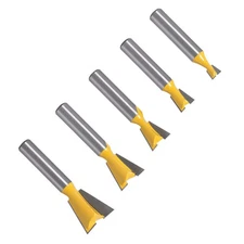 45# steel 8mm Shank Carbide Dovetail Joint Router Bit Woodworking Cutter Tool