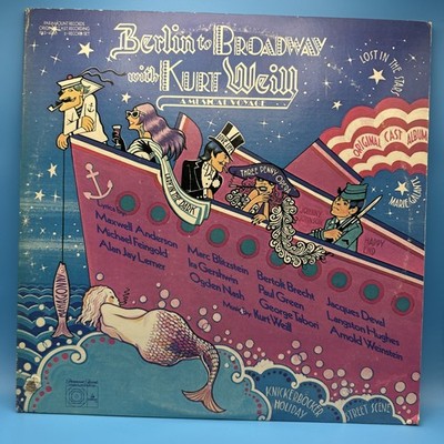 1972 BERLIN TO BROADWAY WITH KURT WEILL ORIGINAL CAST Paramount PAS-4000