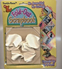 Freckle Press KRAFT ON KRAFT FOLD-OUT ALBUM scrapbooking EXPANDS UP TO 3 FEET!