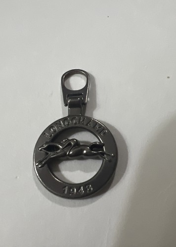 Longchamp Ersatz Rotguss Silber Ton Hardware Reißverschluss Ziehen - Bild 10 von 13
