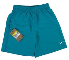 Nike dri-fit kids youth unisex teal shorts size S NWT