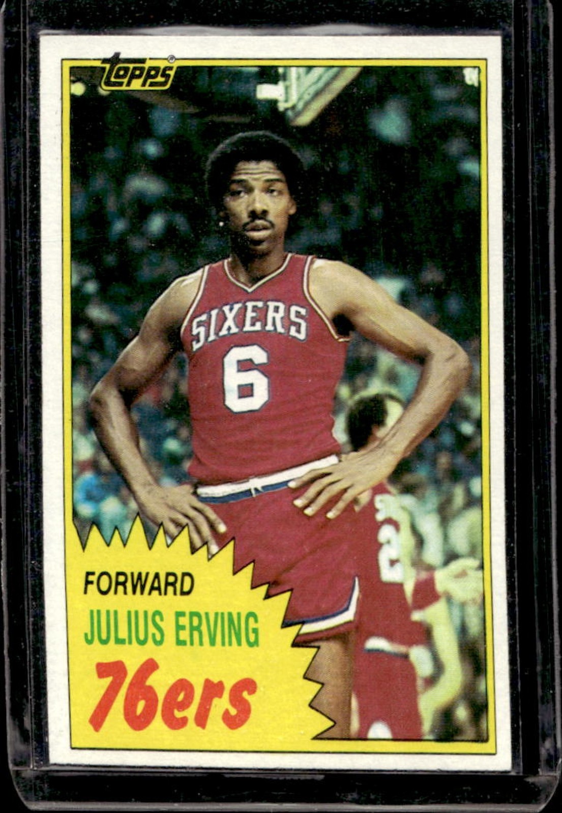 1981-82 Topps Julius Erving #30 76ers
